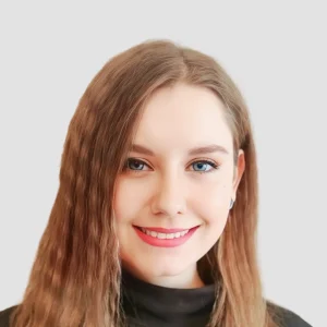 Iryna, ingeniera de control de calidad