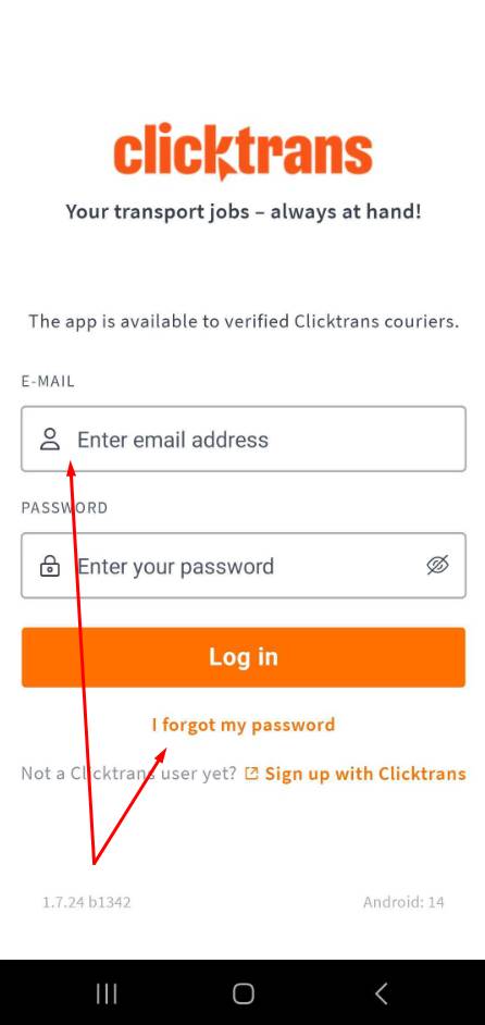 El botón «He olvidado mi contraseña» permite el acceso de usuarios no registrados sin necesidad de registrarse