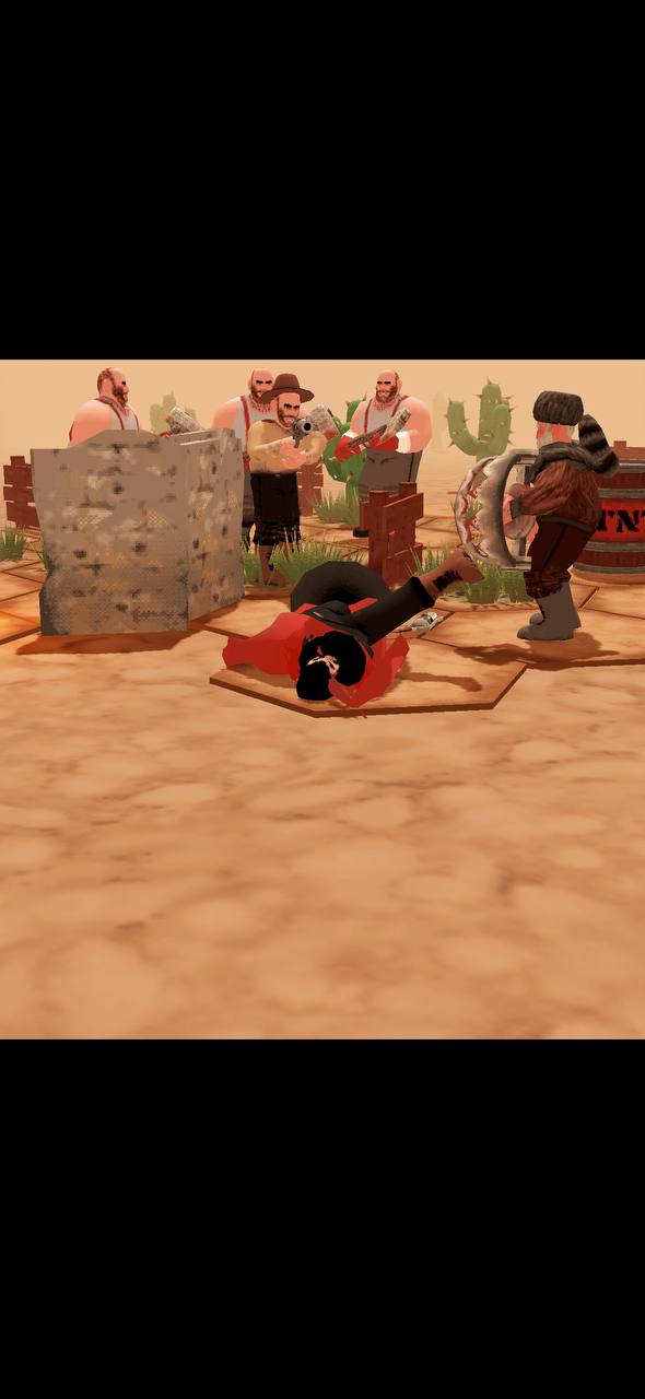 El abrigo del personaje no colisiona con la persona