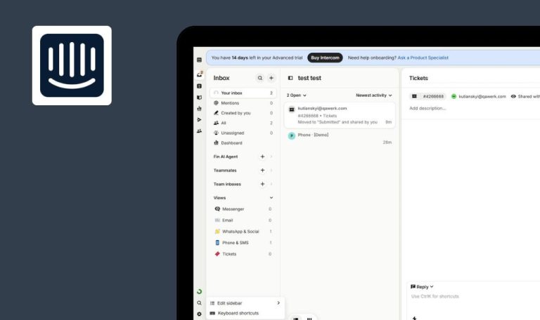 Errores encontrados en Intercom SaaS